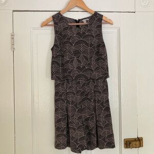 HALOGEN / NORDSTROM Geometric Romper